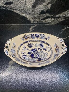 Antique Mason’s Sapphire Bowl